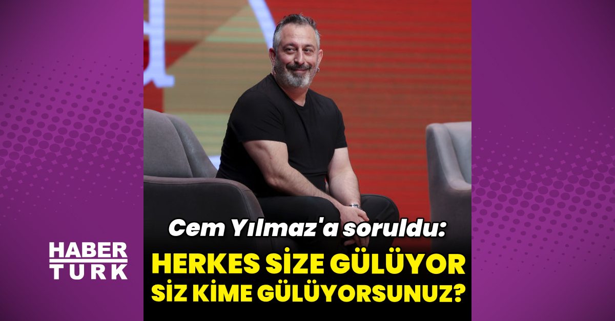 Cem Yılmaz’a soru: Herkes size gülüyor, siz kime gülüyorsunuz?