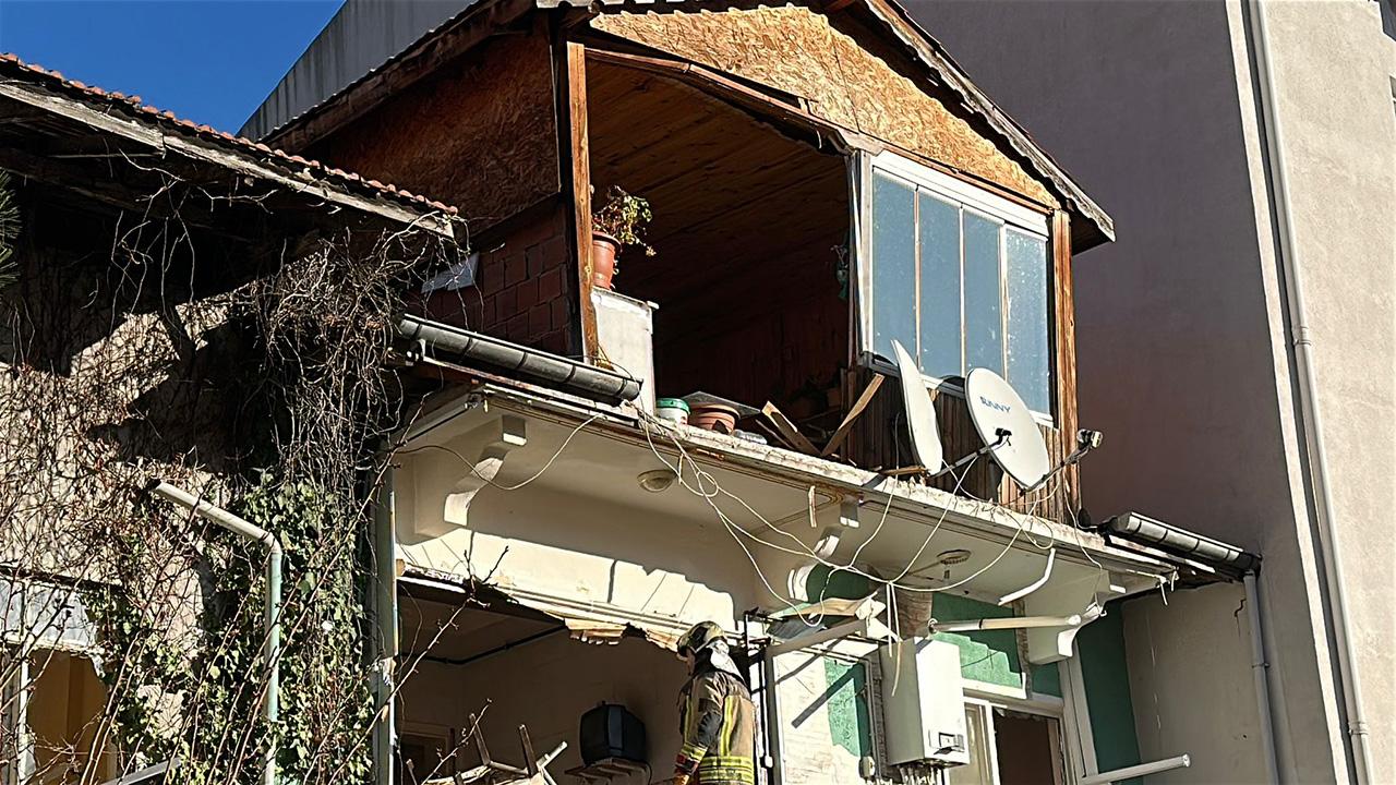 Ankara’da evde doğal gaz patlaması